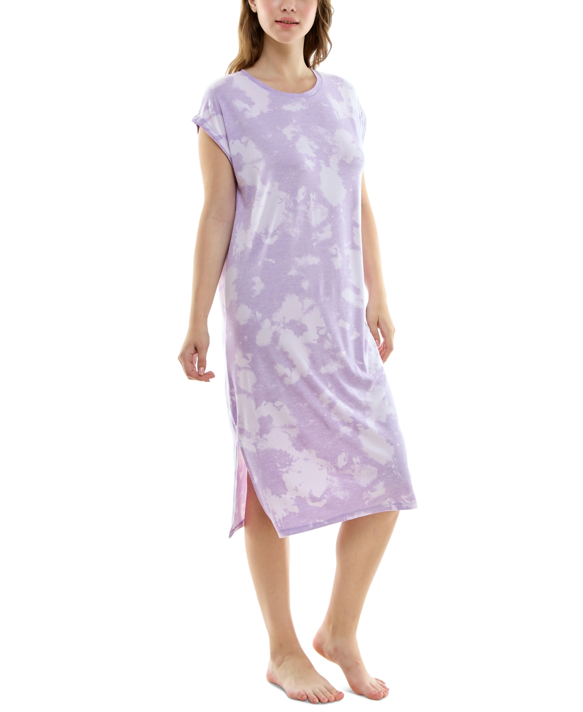 Roudelain Women's Printed Dolman-Sleeve Sleepshirt