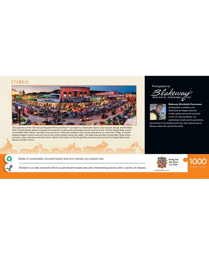 Masterpieces Sturgis 1000 Piece Panoramic Jigsaw Puzzle for Adults - Macy's