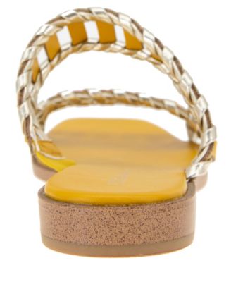 Women's Lemah Woven Double Band Slide Flat Sandals