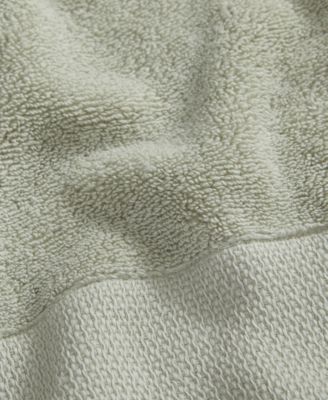 Entwine Solid Cotton Terry 3-Piece Towel Set