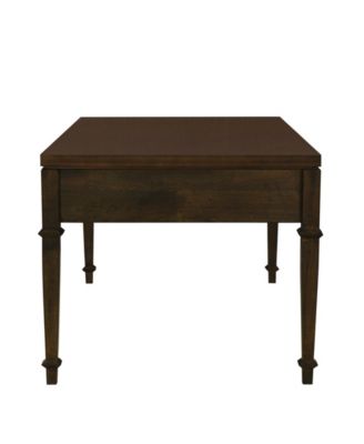 Martha Stewart Kenna 44" Fluted 2-Drawer Wood Coffee Table
