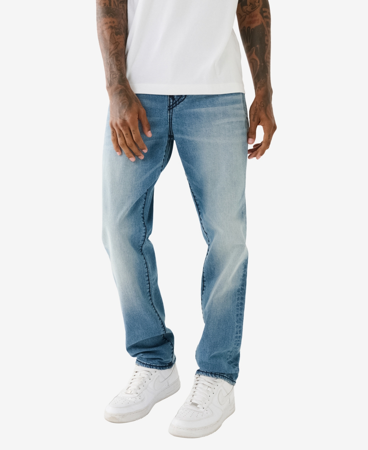 Shop True Religion Men's Geno Super T Slim Jeans In Celestial Medium Wash