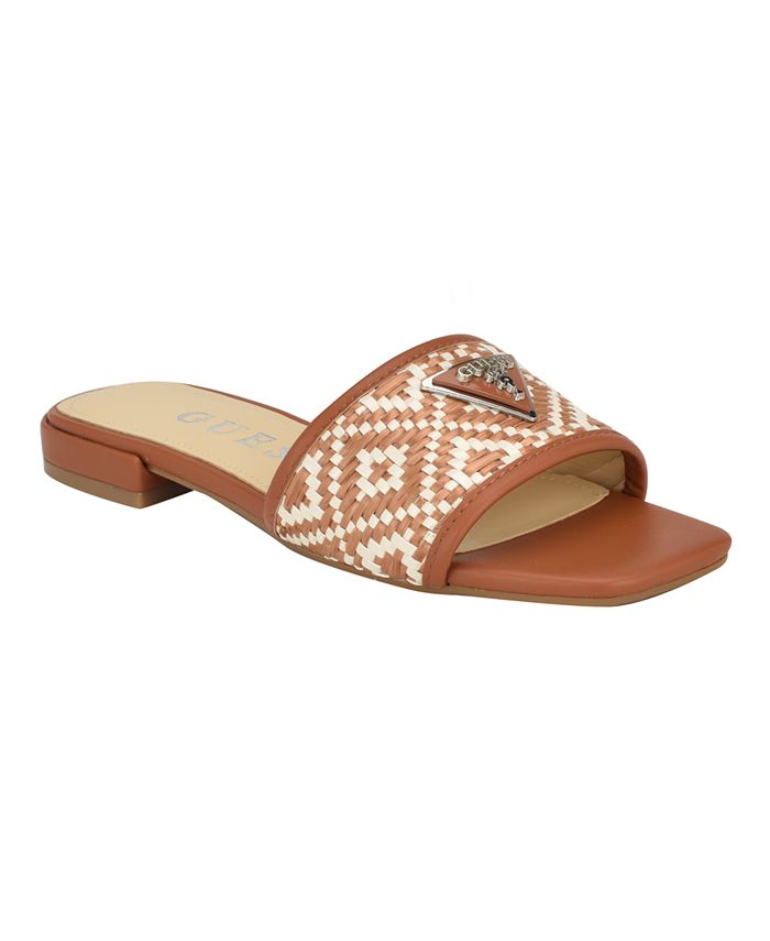 Guess flip flops macy's outlet