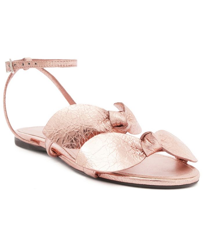 Arezzo flat sandals sales