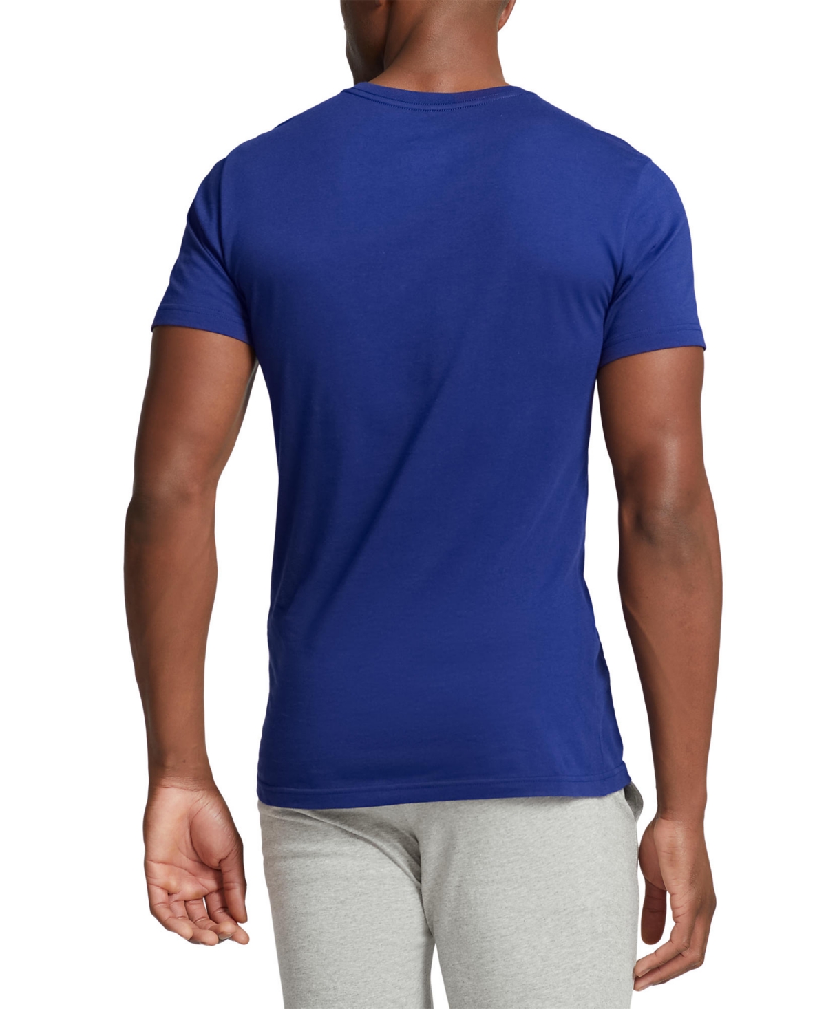 Polo Ralph Lauren Men's 3-Pk. Slim-Fit Classic Cotton Crew Undershirts - Red, Grey