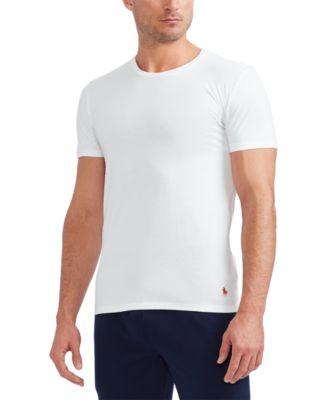 Men's 3-Pack Slim-Fit Classic Cotton Crew Undershirts