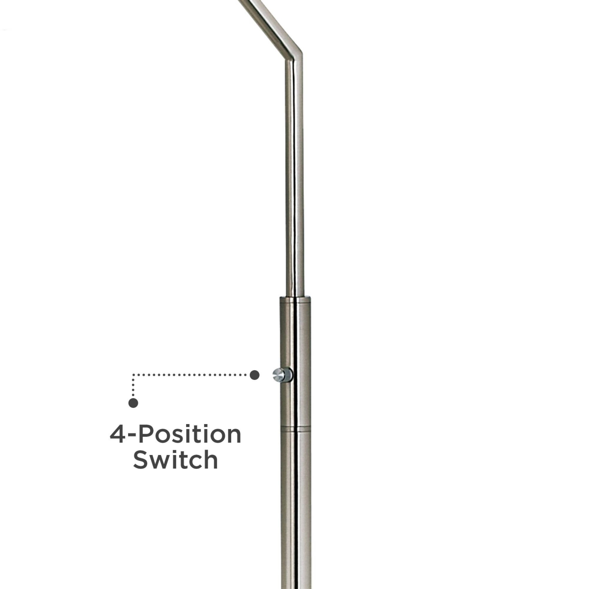 Modern Arc Floor Lamp Standing 71 1/2