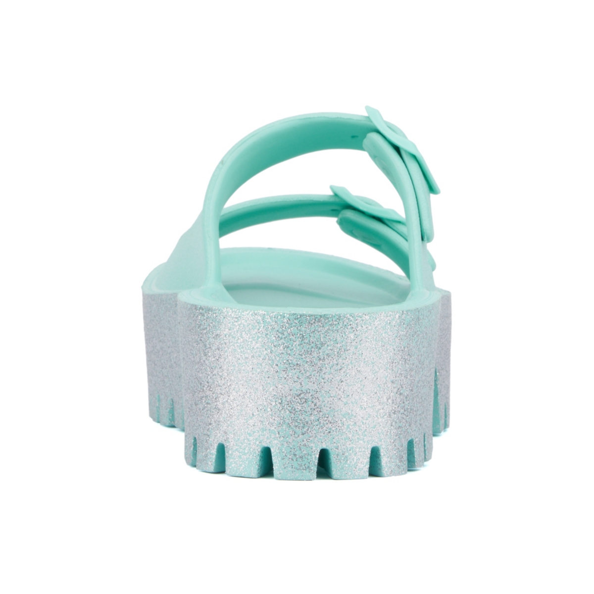 Women's Sparkles Slide Sandal - Turquoise