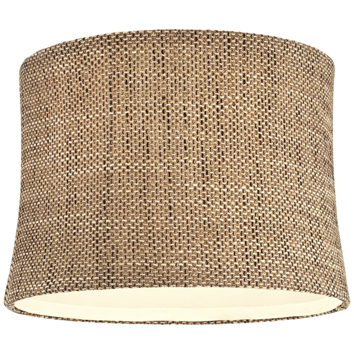 Dortmund Charcoal Medium Drum Lamp Shade Top x Bottom x High (Spider) Replacement with Harp and Finial - Springcrest