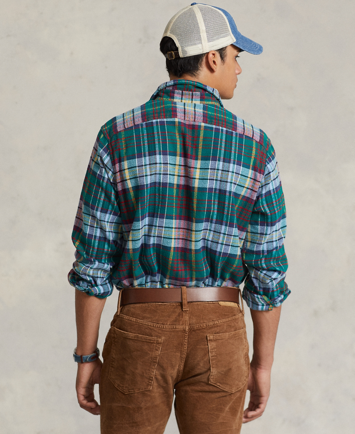 Shop Polo Ralph Lauren Men's Classic-fit Plaid Brushed Flannel Shirt In Multi