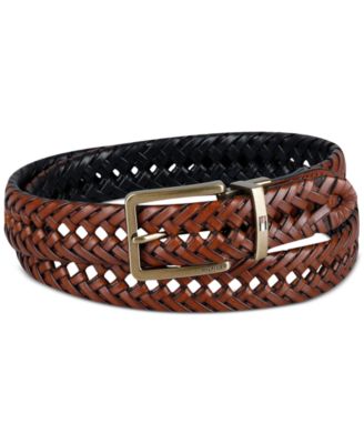 Tommy Hilfiger - Men's Reversible Lace Logo Belt