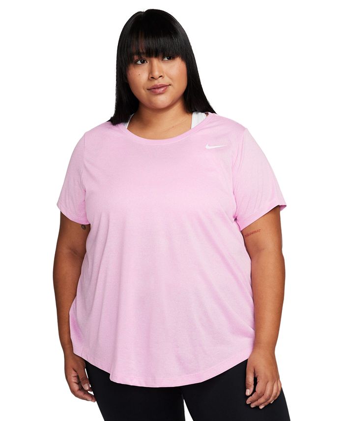 Plus Size Active Dri FIT Women s Short Sleeve Logo T Shirt