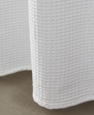Waffle Solid Textured Shower Curtain, 70" x 72"