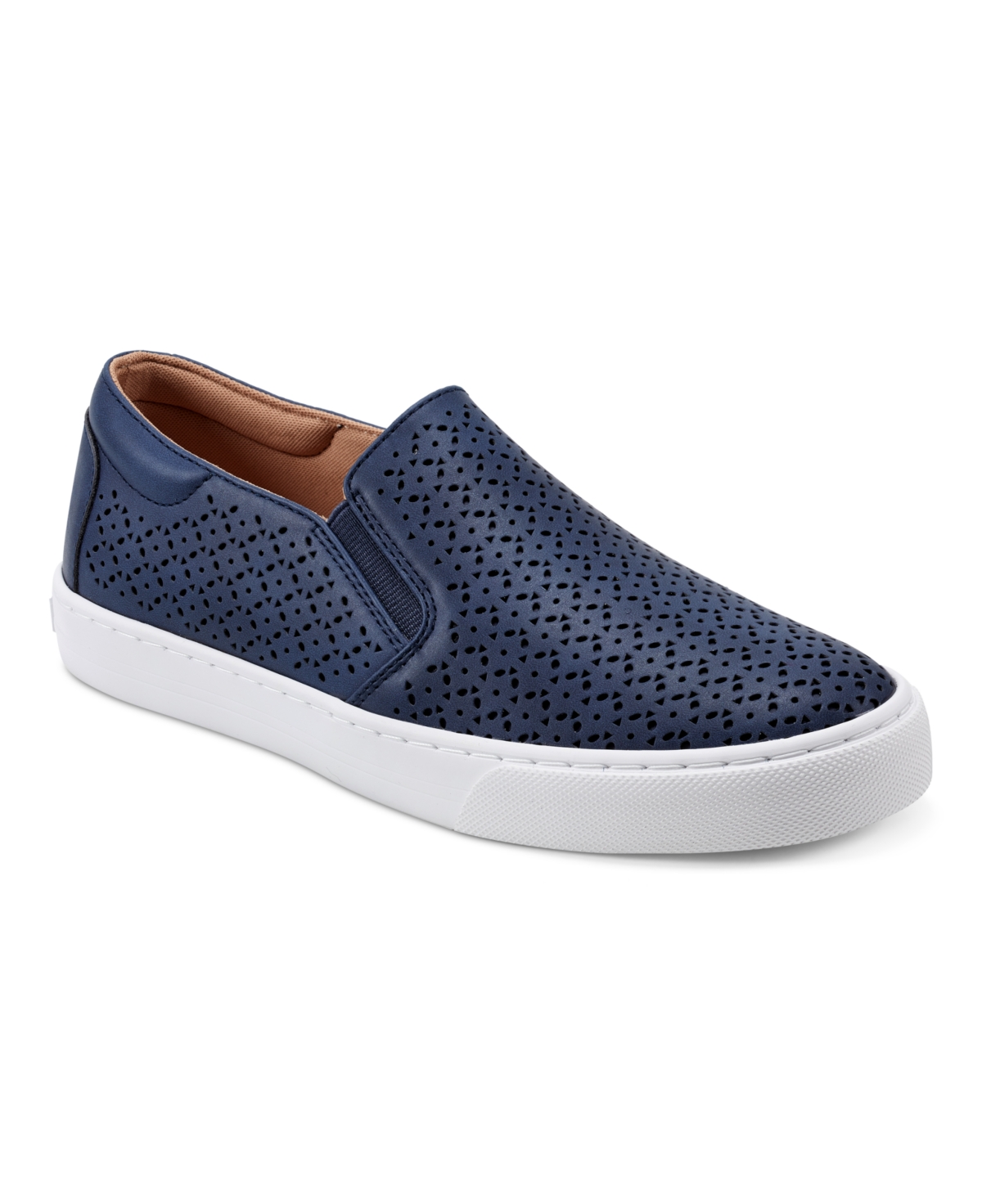 Shop Easy Spirit Women's Luciana Round Toe Casual Slip-on Shoes In Navy