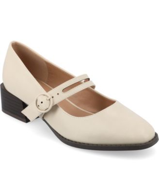Women's Savvi Block Heel Mary Jane Flats