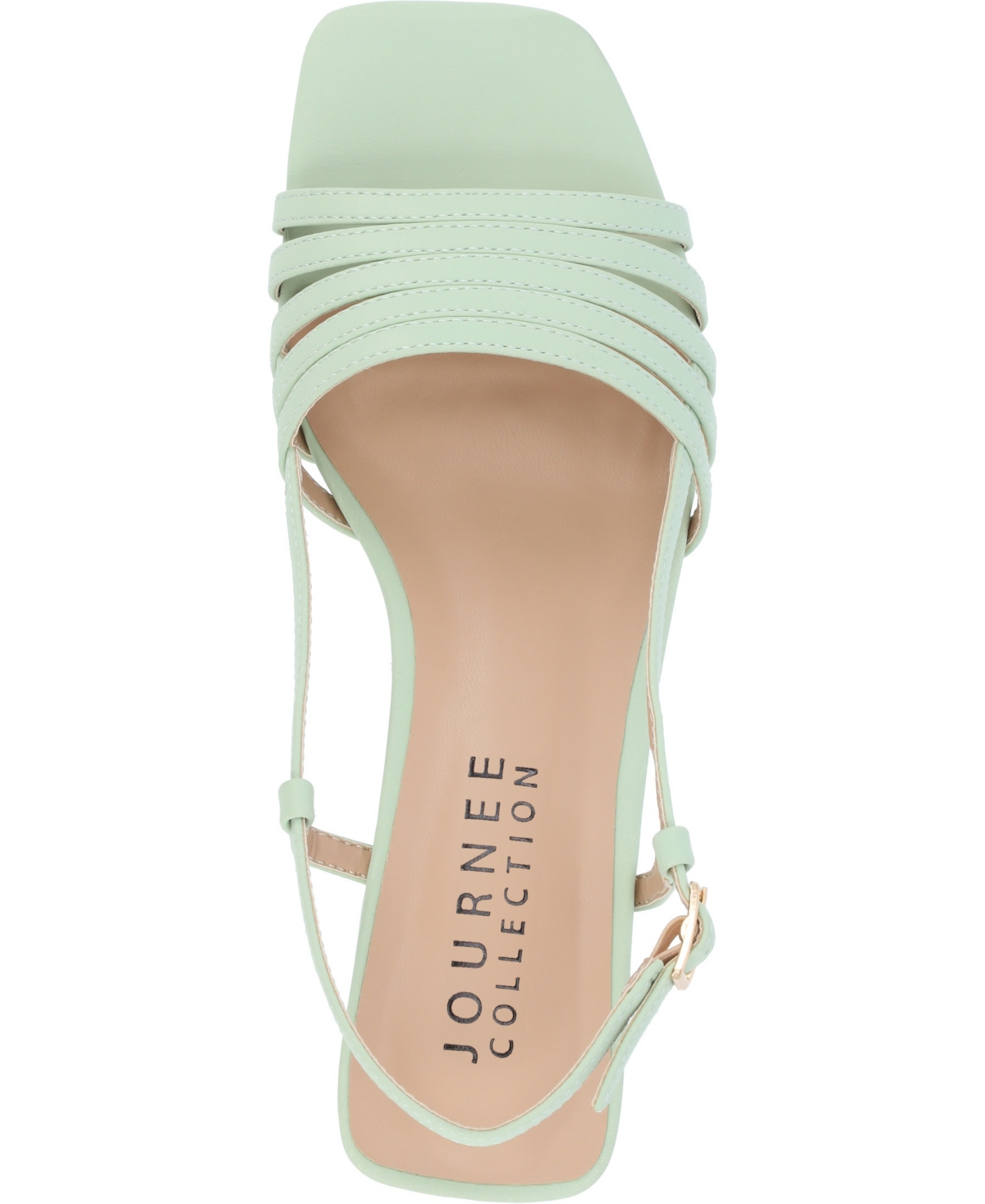 Journee Collection Women's Shayana Slingback Block Heel Sandals