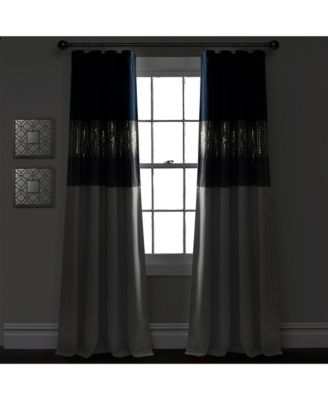 Night Sky 100% Lined Blackout Window Curtain Panel