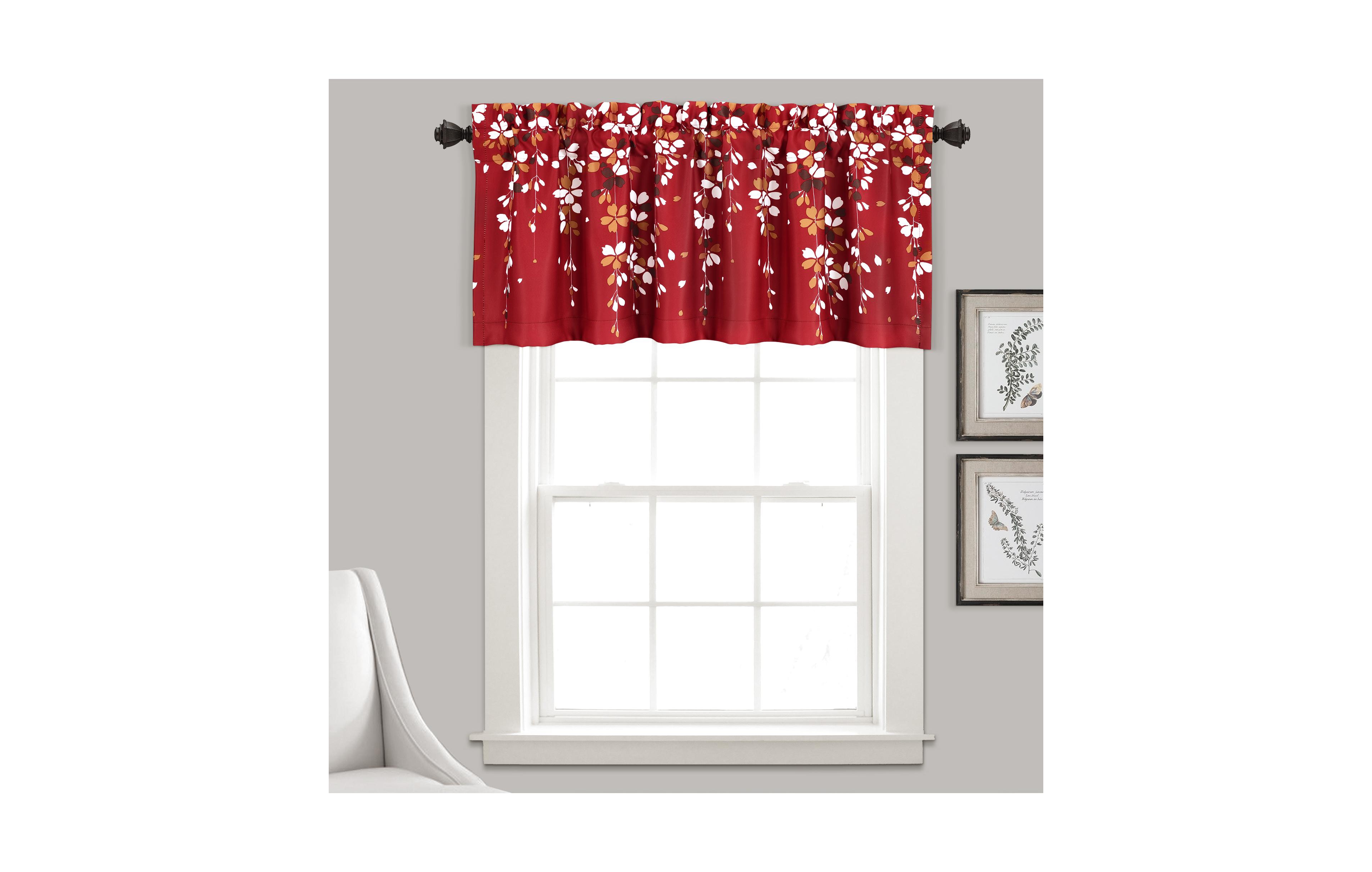 Weeping Flower Light Filtering Valance