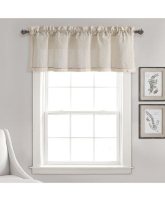 Rosalie Faux Linen Valance