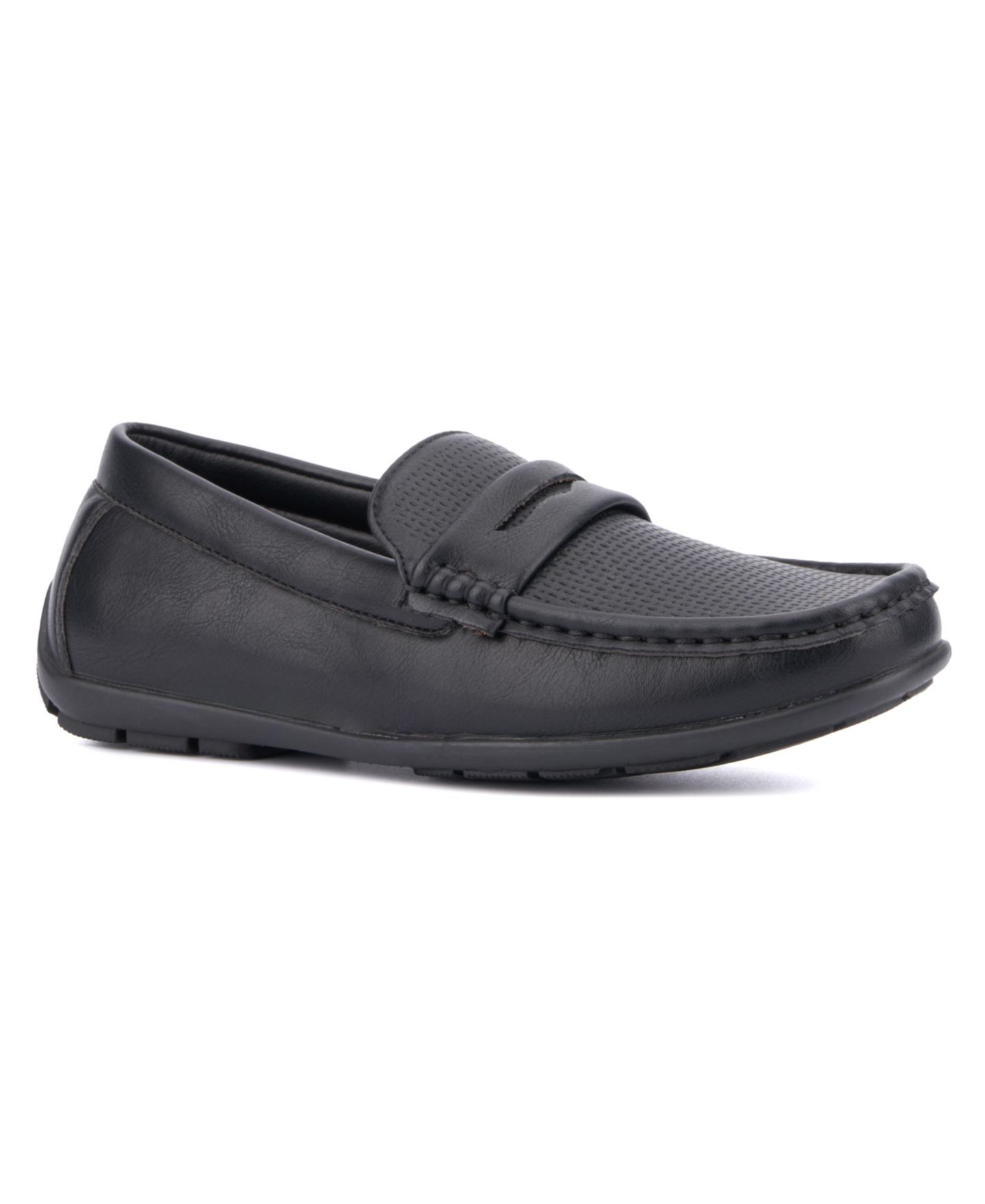 Туфли XRAY Youth Errol Textured Loafer Dress Shoe для мальчиков, цвет: Чёрный — фото 1