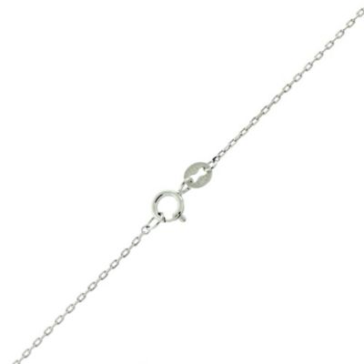 Sterling Silver Pave Cubic Zirconia Open Marquise Drop Pendant