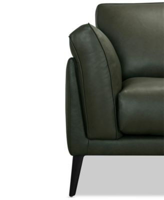 Keery 112" 2-Pc. Leather Sectional with Chaise, Created for Macy's