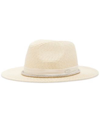 Steve Madden - Women's Embellished Panama Hat