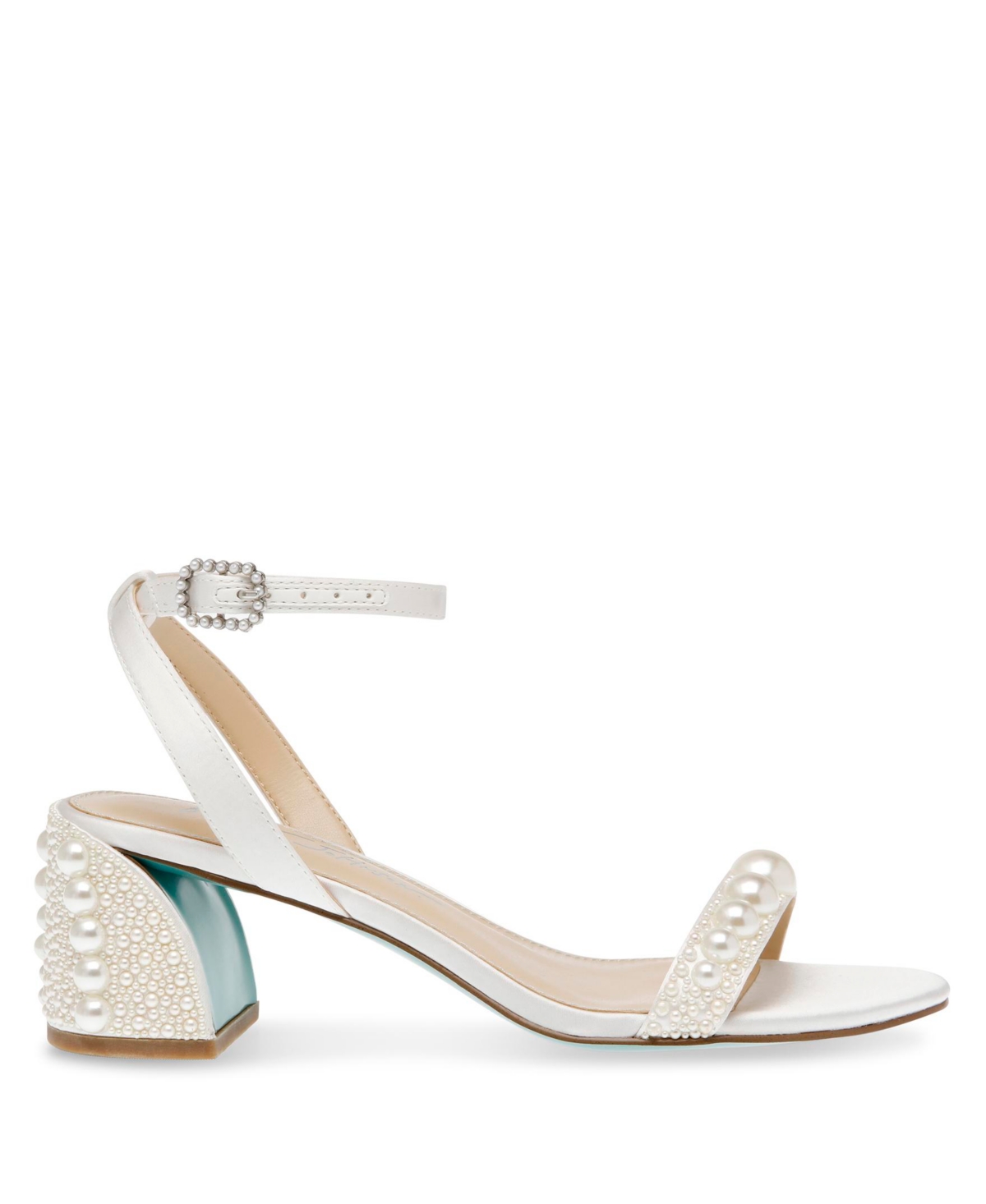 BETSEY JOHNSON WOMEN'S TINA BLOCK HEEL DRESS SANDALS 