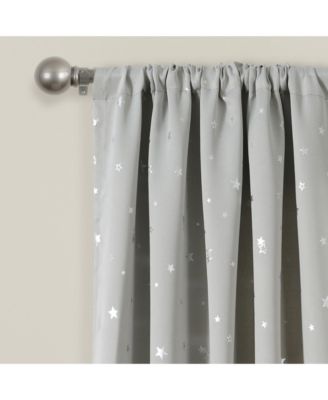 Star Blackout Window Curtain Panels