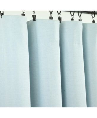 Linen Button 100% Lined Blackout Window Curtain Panel