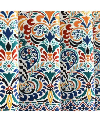 Boho Medallion Window Curtain Panels