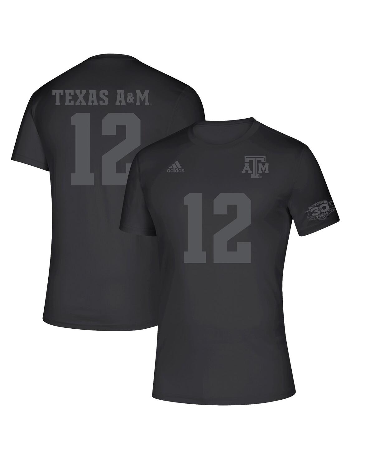 Men's and Women's adidas Black Texas A M Aggies Soccer 30th Anniversary T-shirt - Black