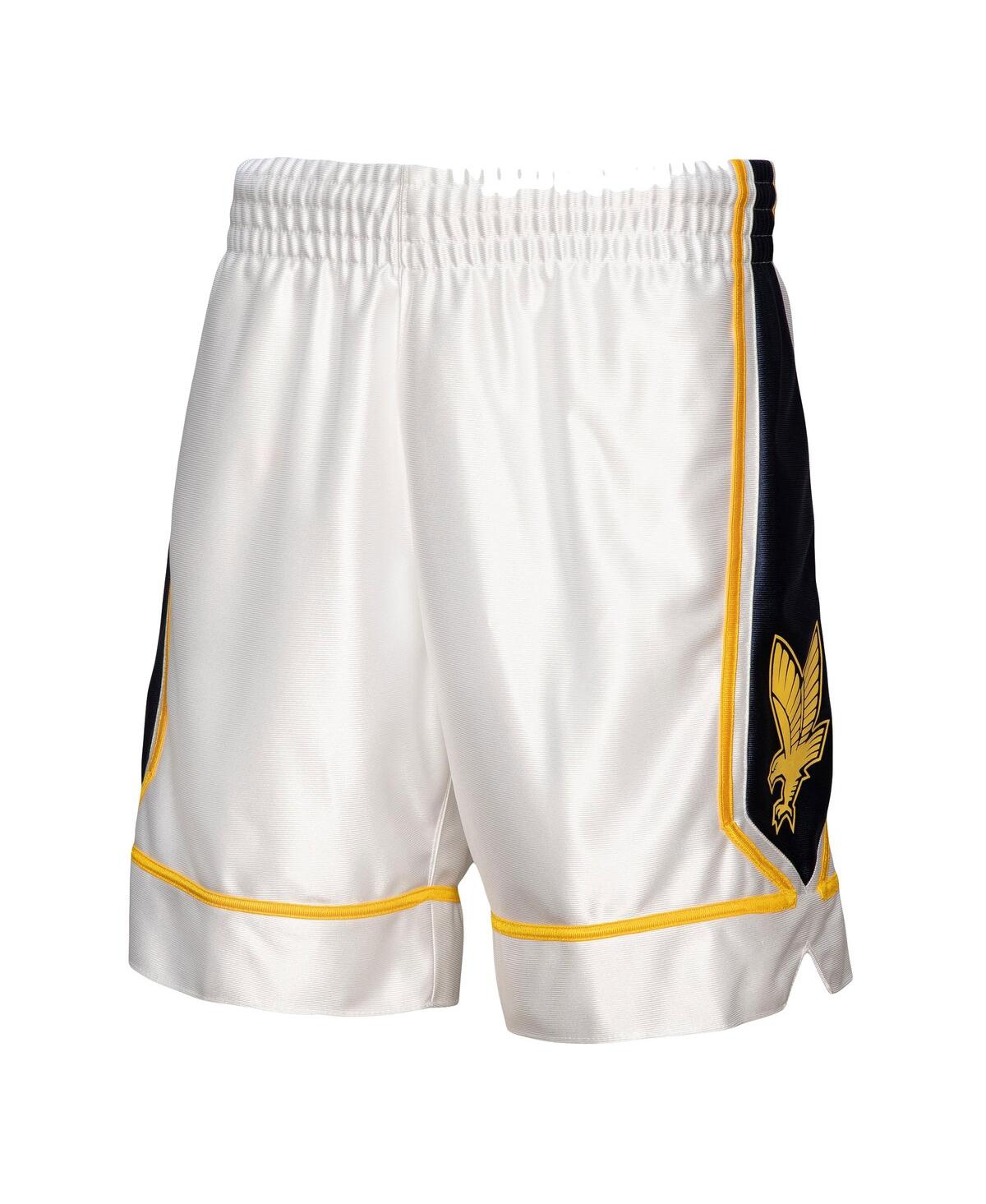Men's Mitchell & NessMarquette Golden Eagles Authentic Shorts - White