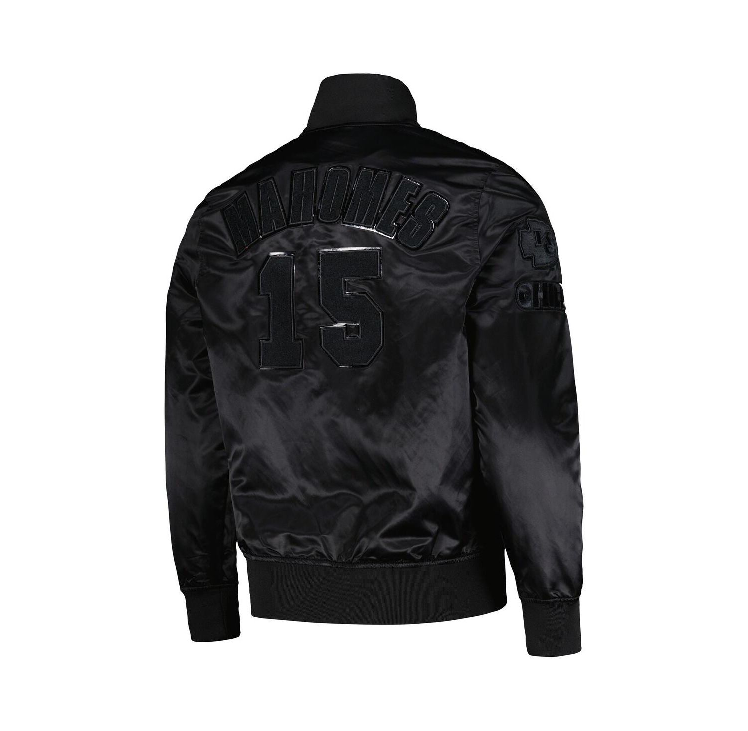 Men's Patrick Mahomes Black Kansas City Chiefs Player Full-Snap Jacket