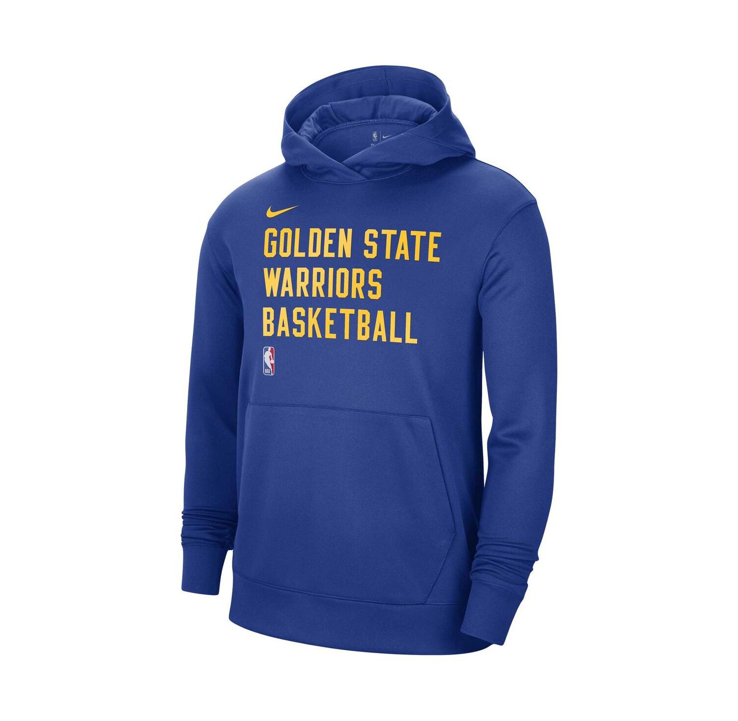 Men's and Women's Royal Golden State Warriors 2023/24 Performance Spotlight On-Court Practice Pullover Hoodie