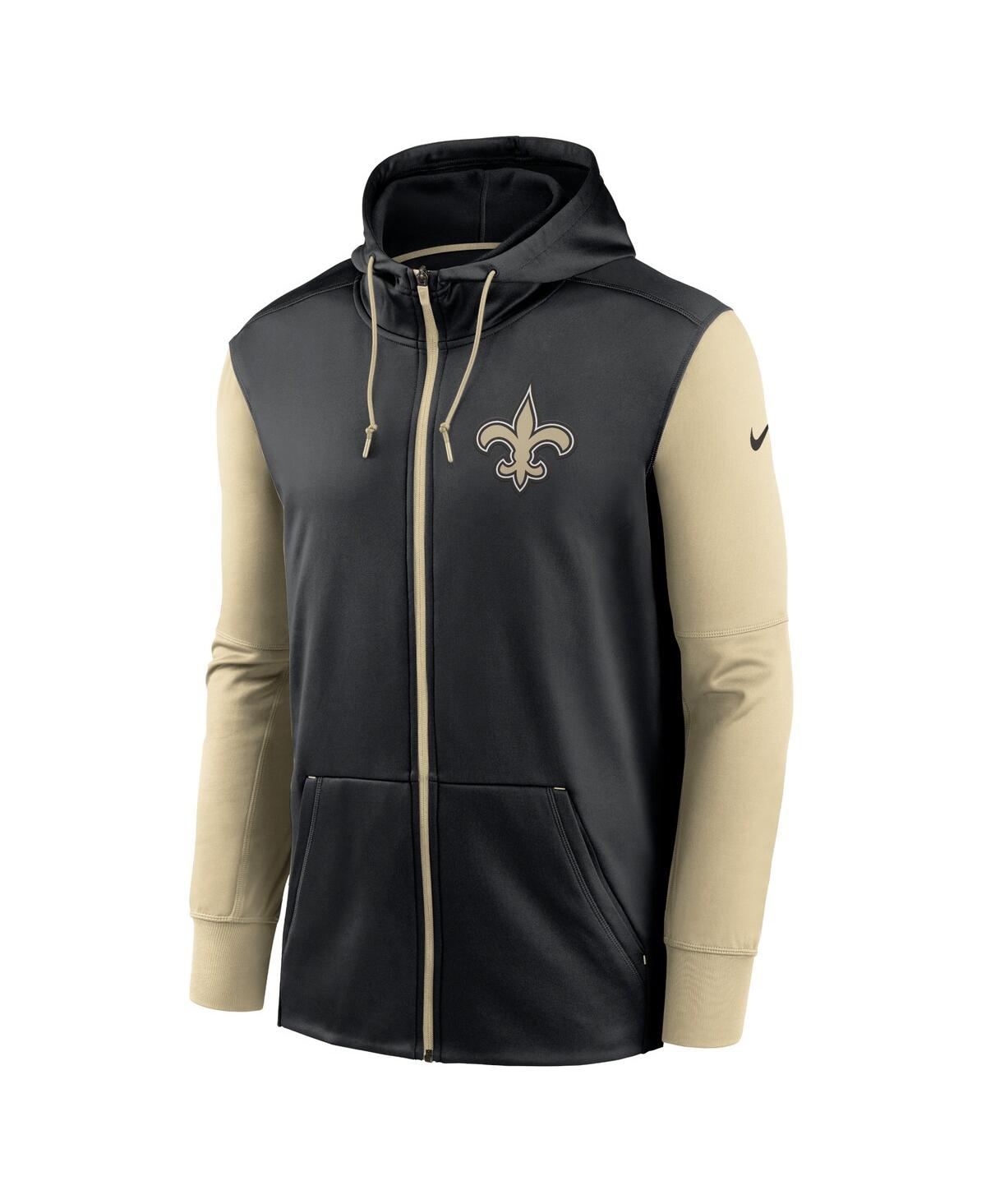 Men's NikeNew Orleans Saints Performance Full-Zip Hoodie - Black