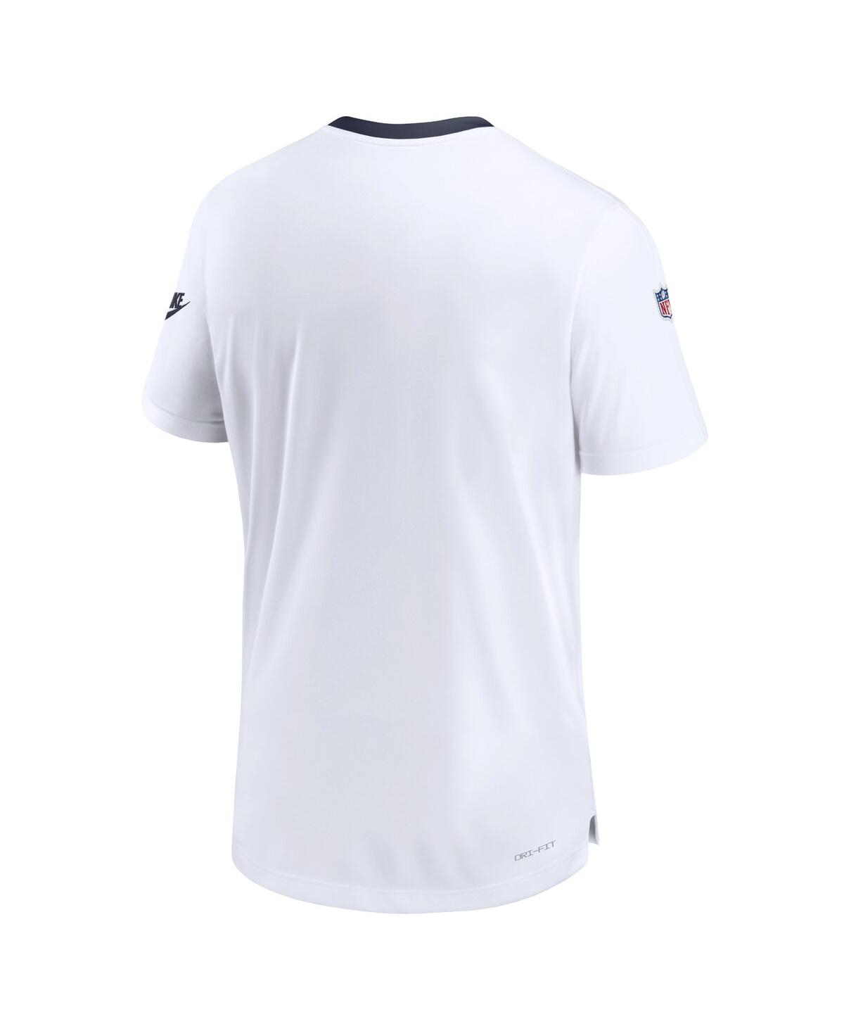 Men's NikeDallas Cowboys Sideline Coaches Alternate Performance T-shirt - White