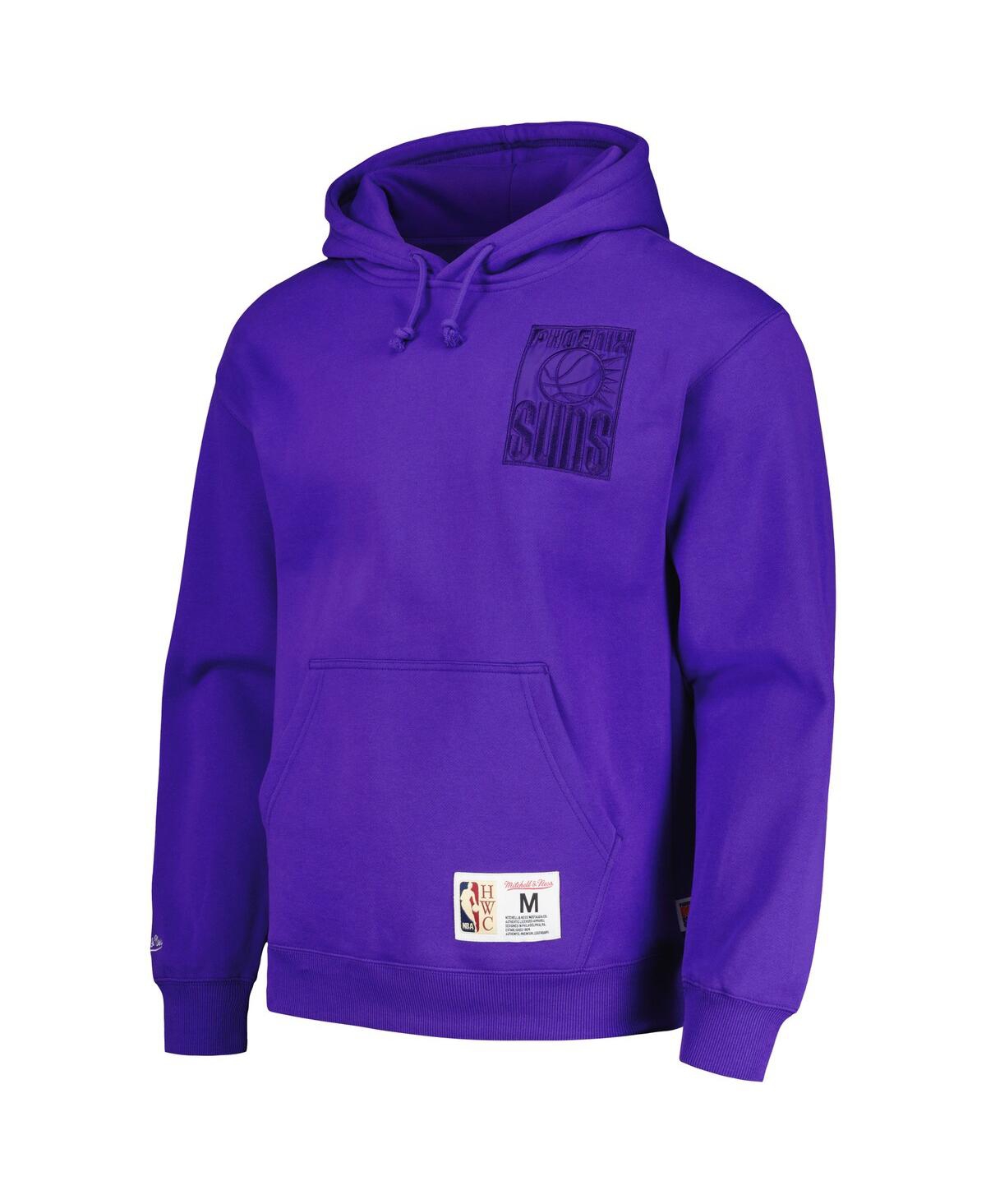 Men's Mitchell & NessPhoenix Suns Hardwood Classics Tonal Pullover Hoodie - Purple