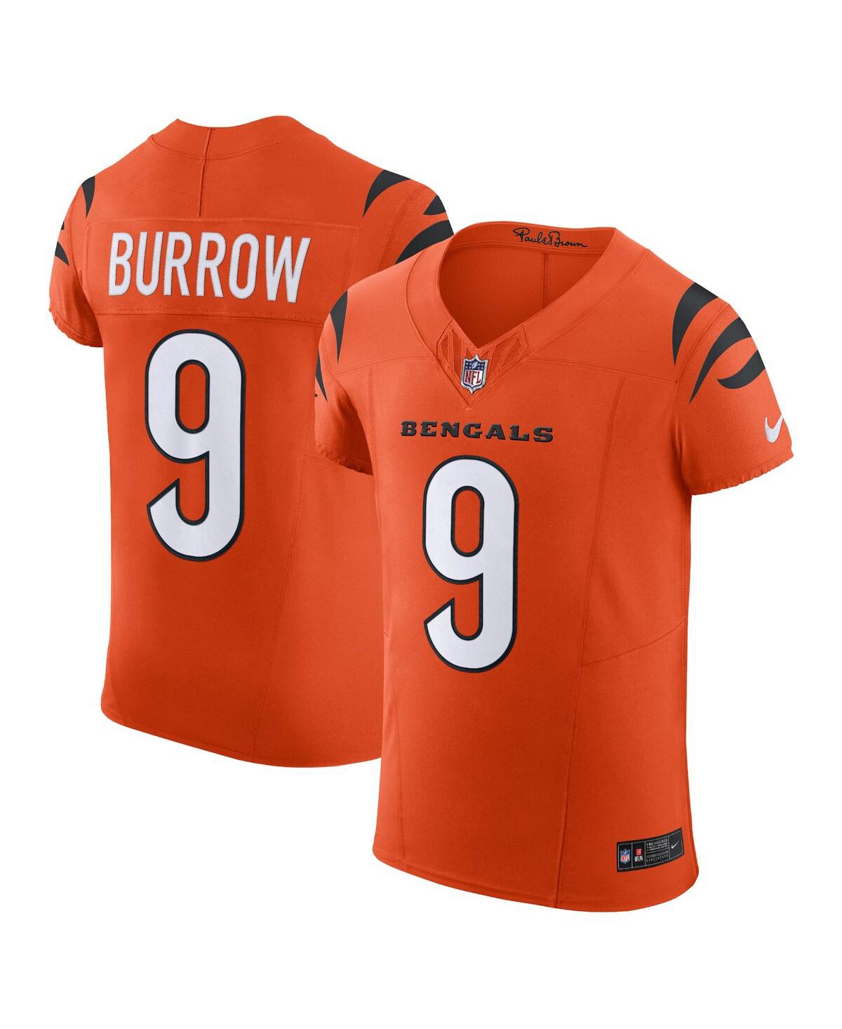 Men's Nike Joe BurrowCincinnati Bengals Vapor F.u.s.e. Elite Jersey - Orange