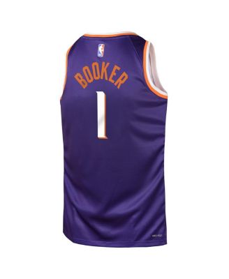 Big Boys Devin Booker Purple Phoenix Suns Swingman Jersey - Icon Edition