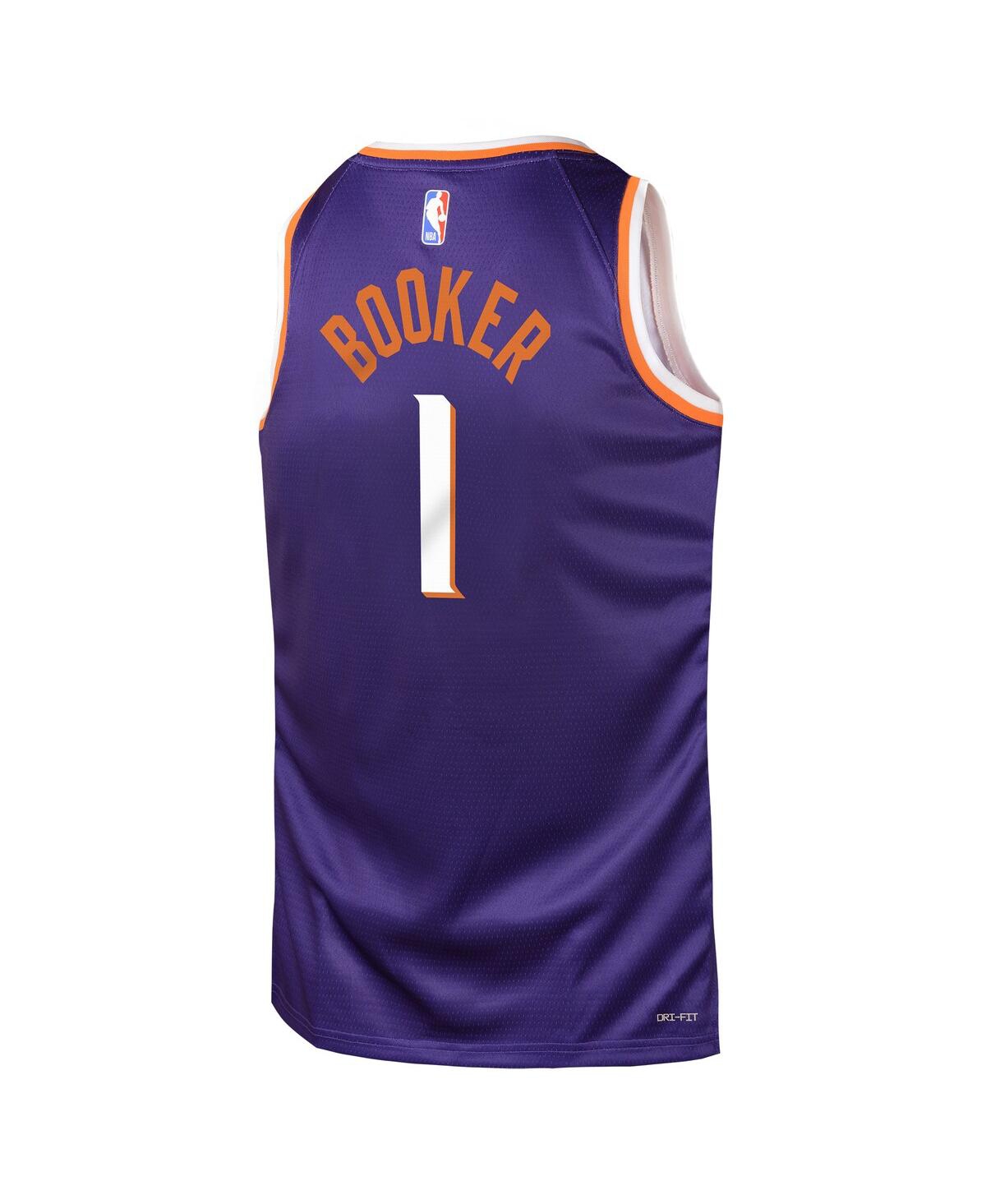 Big Boys Nike Devin BookerPhoenix Suns Swingman Jersey - Icon Edition - Purple