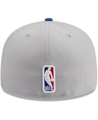 Men's Gray, Royal Philadelphia 76ers Tip-Off Two-Tone 59FIFTY Fitted Hat