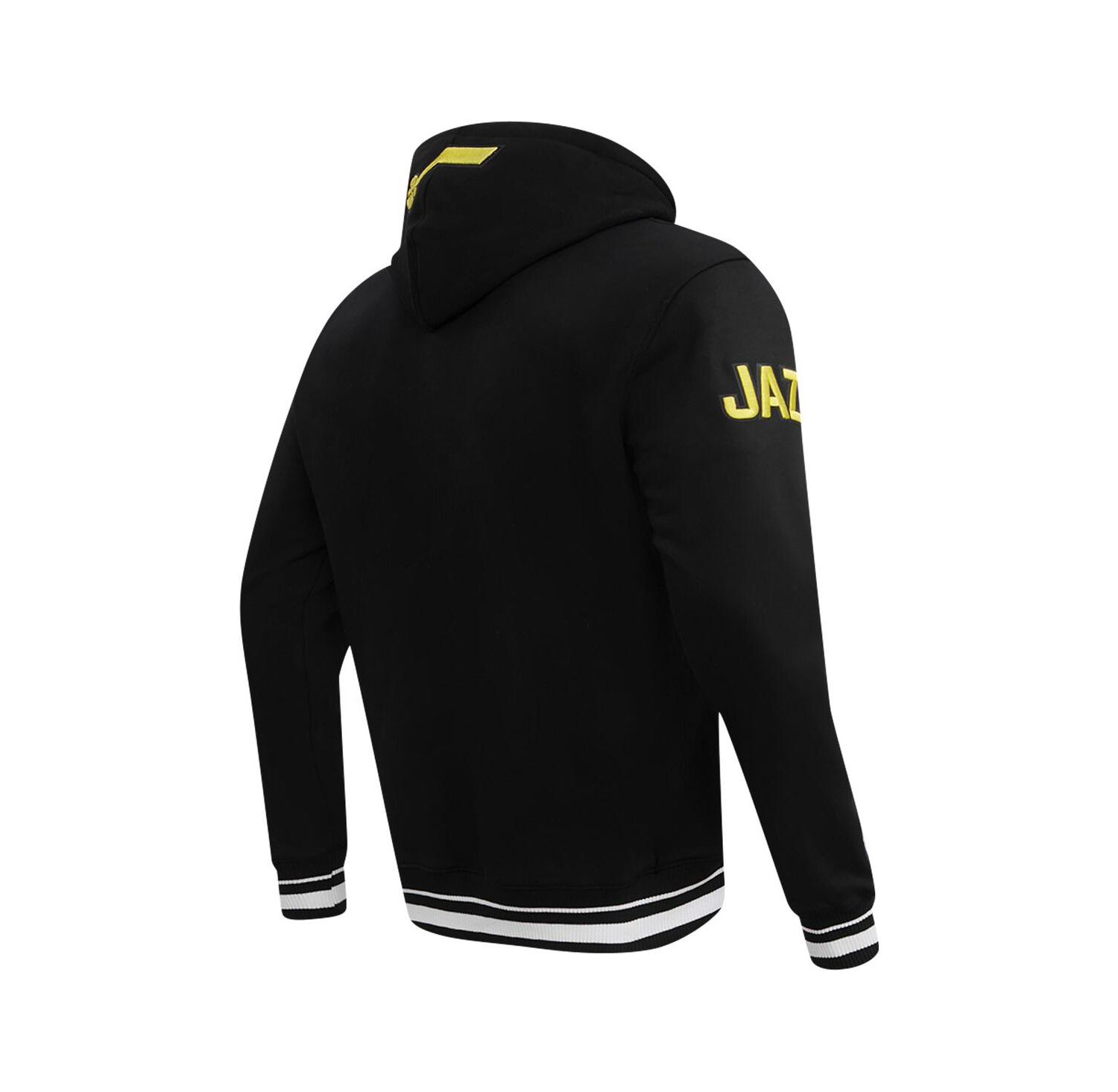 Men's Black Utah Jazz Script Tail Pullover Hoodie
