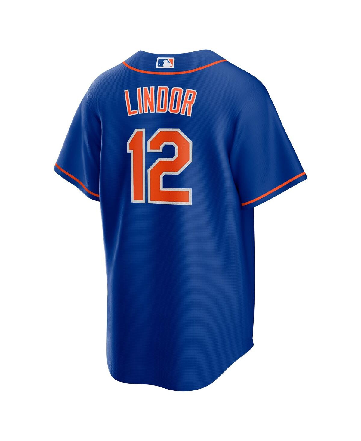 Men's Nike Francisco LindorNew York Mets Alternate Replica Player Jersey - Royal