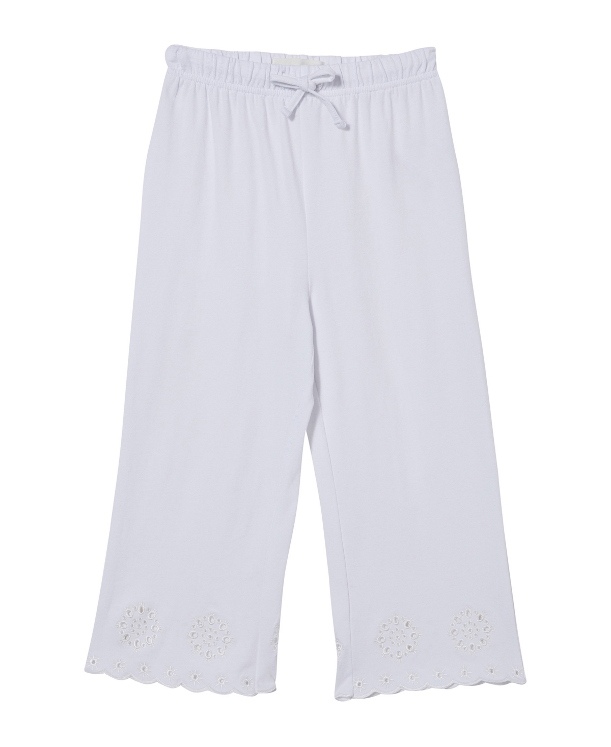 Cotton On Babies' Toddler Girls Piper Broderie Relaxed Fit Pants In White