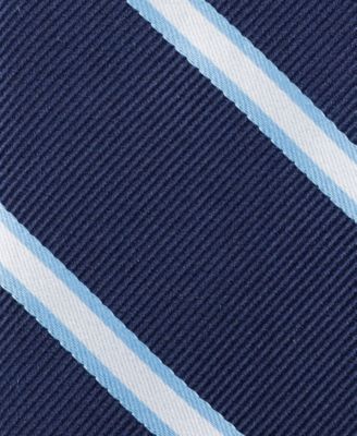 Boys Striped Pre-Tied Zipper Tie