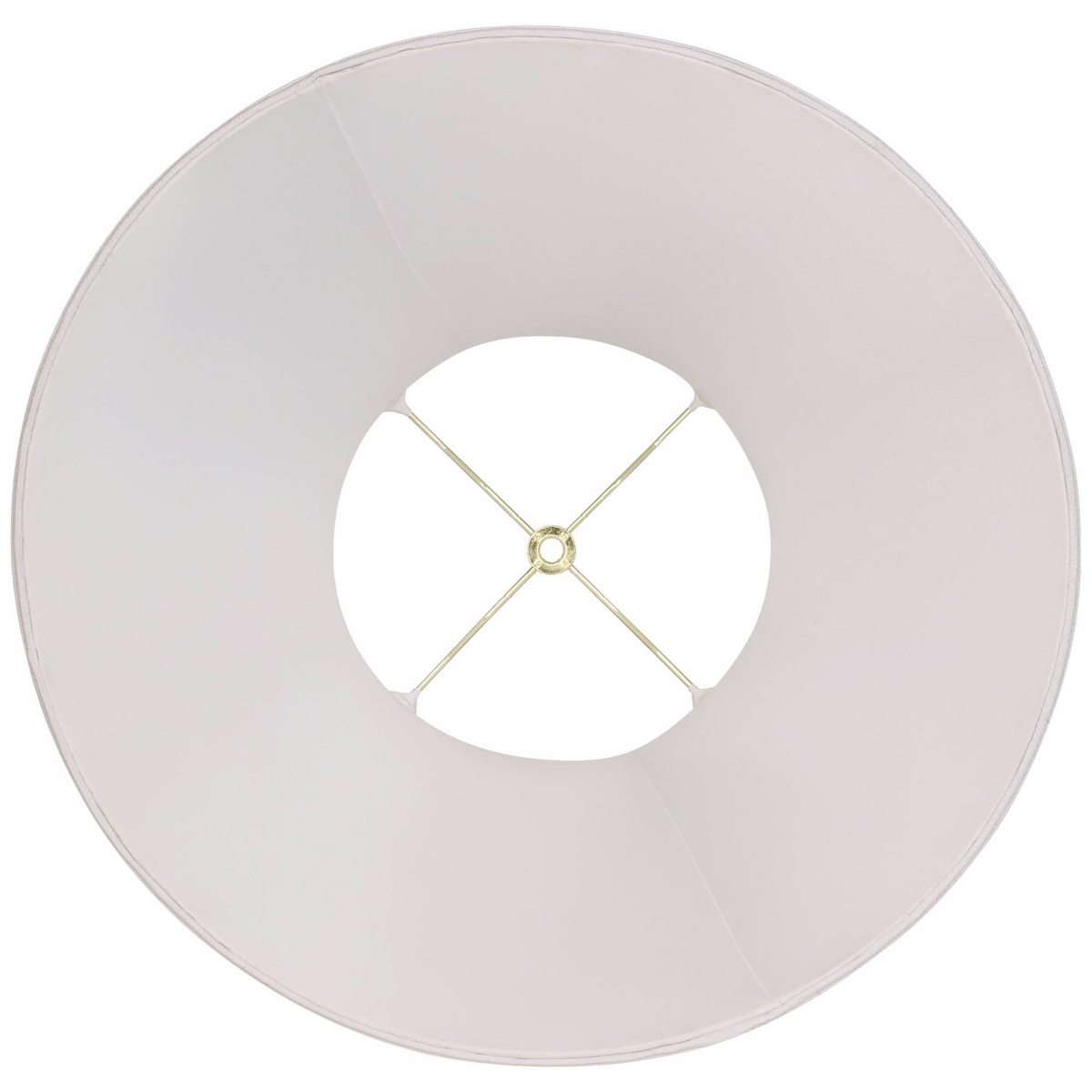 Large Bell Lamp Shade Top x Bottom x Slant x High (Spider) Replacement with Harp and Finial - Imperial Shade - White