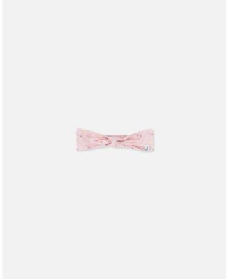 Deux Par Deux Organic Cotton Headband - Pink Small Flower Deux Par Deux Organic Cotton Headband - Pink Small Flower