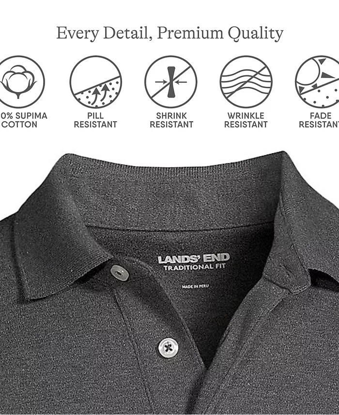 Men's Short Sleeve Cotton Supima Polo Shirt - thumbnail 3