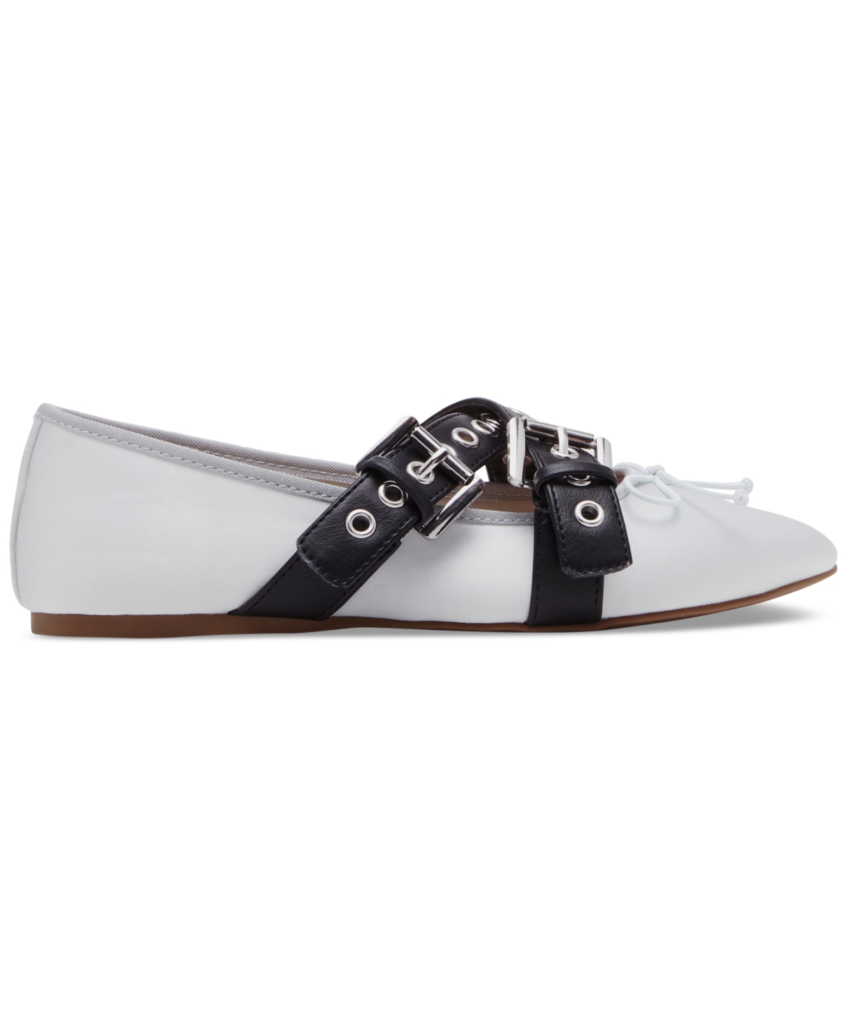 Madden Girl Pearll Crossband Ballet Flats -Black